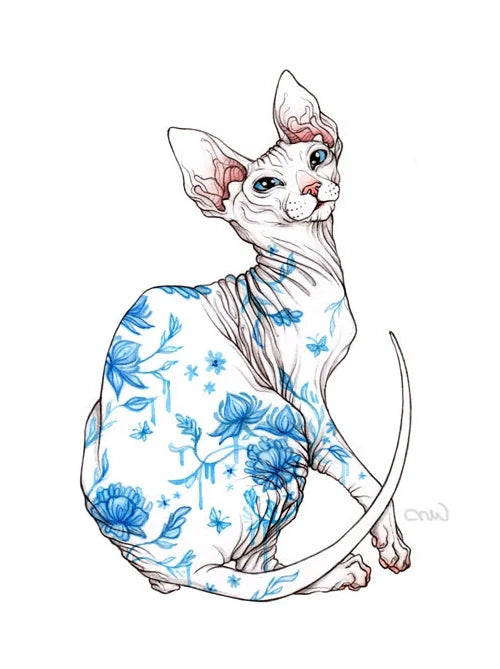 Nana Williams "Porcelain Sphynx I" Print