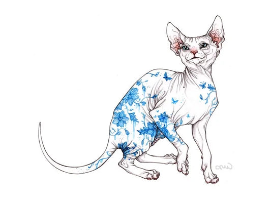 Nana Williams "Porcelain Sphynx 2" Print