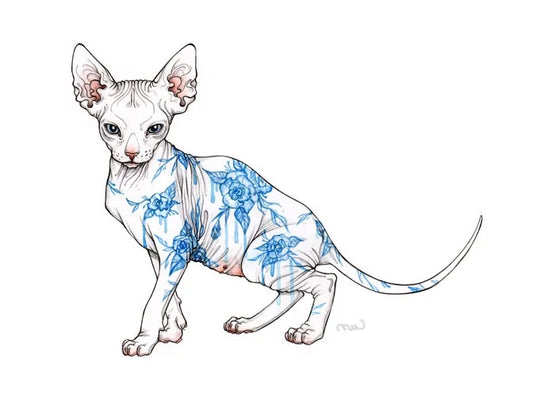 Nana Williams "Porcelain Sphynx 3" Print