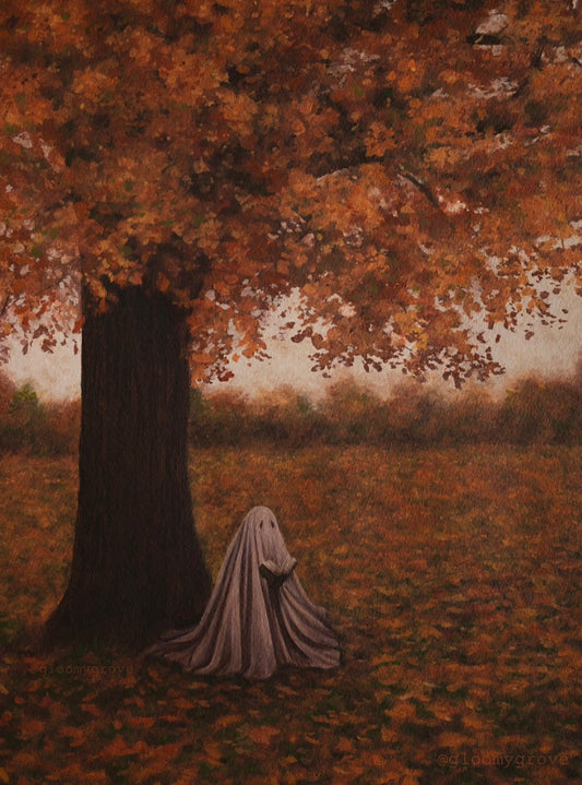 Gloomy Grove "The Reader" Original Painting