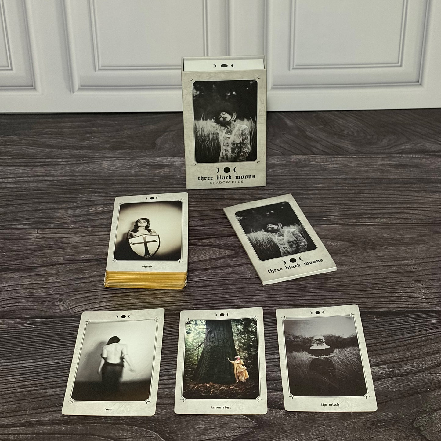 Burning Paper Hearts "Three Black Moons" Oracle Deck