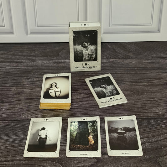 Burning Paper Hearts "Three Black Moons" Oracle Deck
