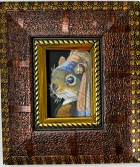 Kelly Lyles "Squirrel with a Pearl Earring I"