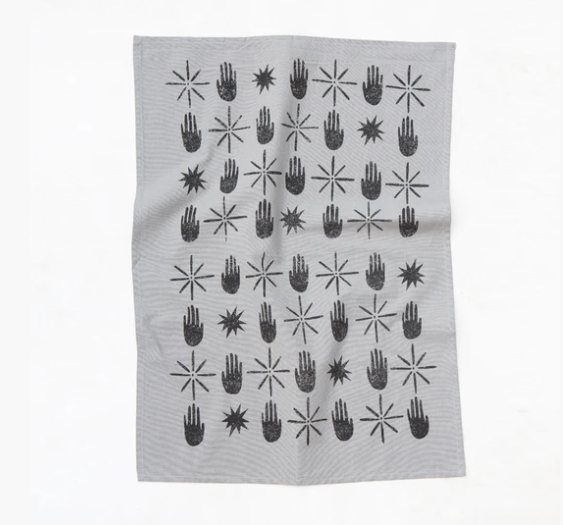 The Rise and Fall "High Fives" Kitchen Towel