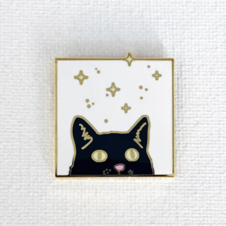 Strike Gently Co. "Cat (Starry Variant)" Pin