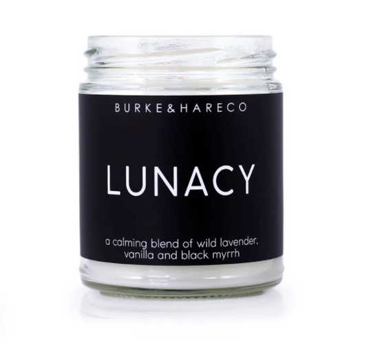 Burke & Hare Co. "Lunacy" Lavender & Myrrh Candle