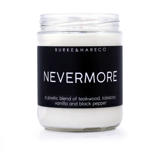 Burke & Hare Co. "Nevermore" Teakwood + Black Pepper Candle