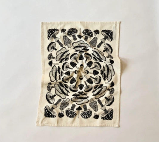 The Rise and Fall "Magic Mushrooms" Kitchen Towels