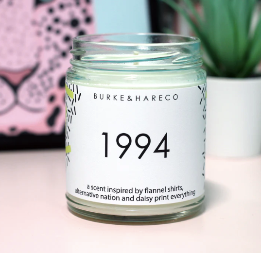 Burke & Hare Co "1994" Candle
