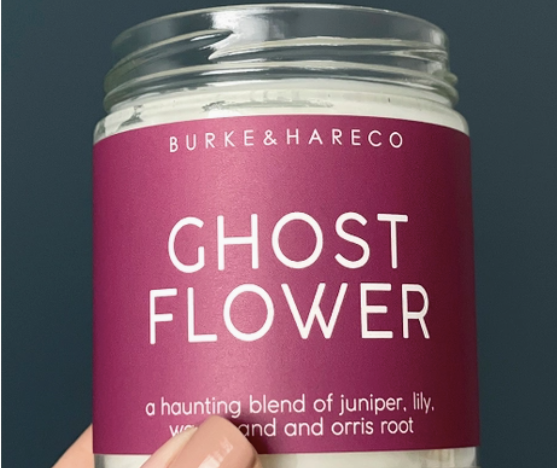 Burke & Hare Co. "Ghost Flower" Candle