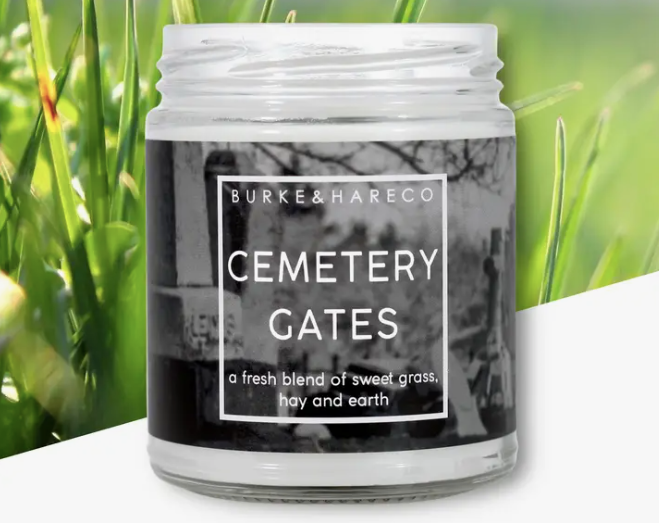 Burke & Hare Co. "Cemetery Gates" Candle