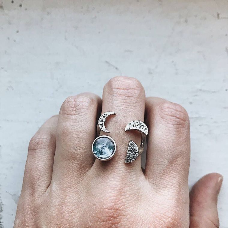 Yugen "Phases of the Moon" Sculptural Ring