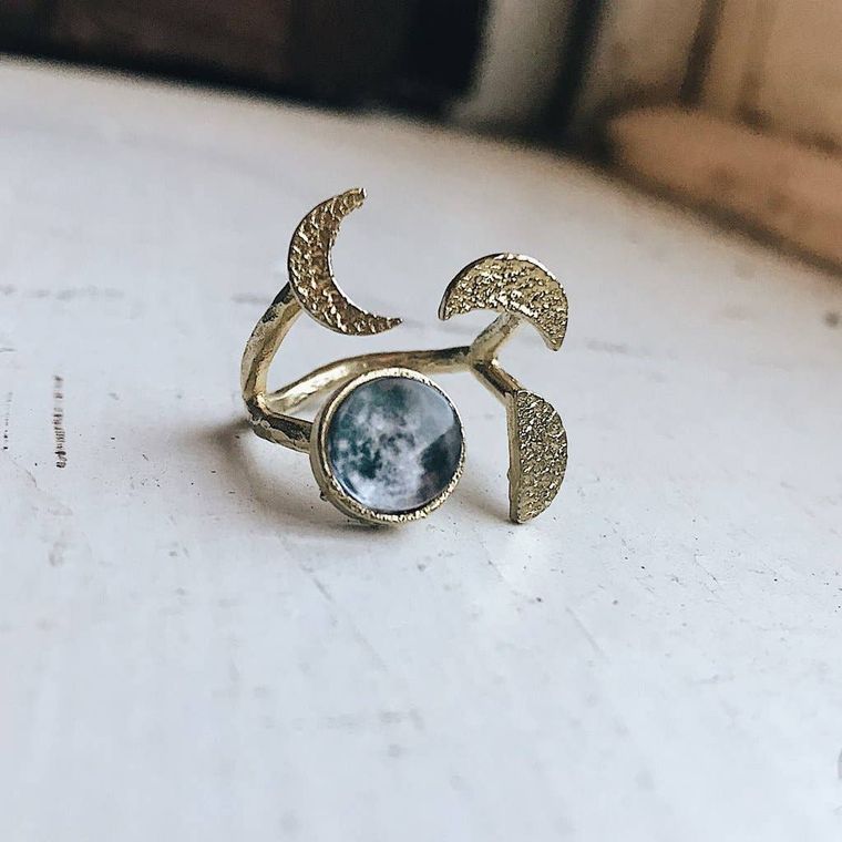 Yugen "Phases of the Moon" Sculptural Ring